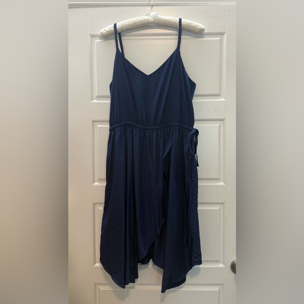 Blue Flowy Dress, sz 8